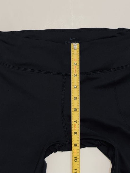 Nike Dri-Fit T Women’s Athletic Black Leggings Sheer Panels on Back Size M - Picture 6 of 11